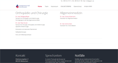 Desktop Screenshot of praxisgemeinschaft-heimeranplatz.de