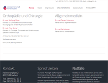 Tablet Screenshot of praxisgemeinschaft-heimeranplatz.de